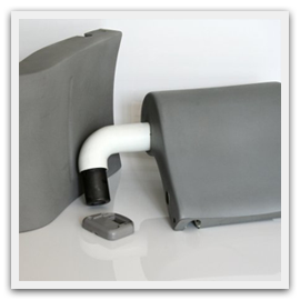 Polyurethane Foam Moulding Integral Skin Medical Headrests