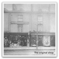 The original shop at 38 Bernard Street, later renumbered to 65