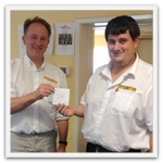 Andy Sharpe completes 10 Years at Martins Rubber