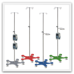 Polyurethane moulded pump stands