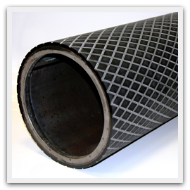 Roller Covering Diamond Pattern