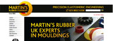 Martins Rubber new website launch Martins Rubber new website launch