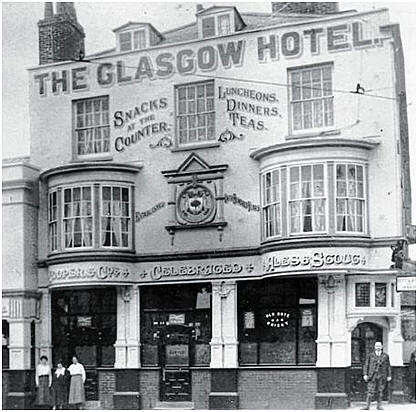 An image of the original Glasgow Hotel prior to the Blitz