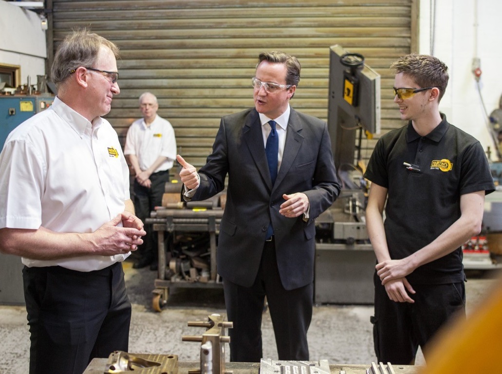 Photo of PM with Apprentice Toolmaker