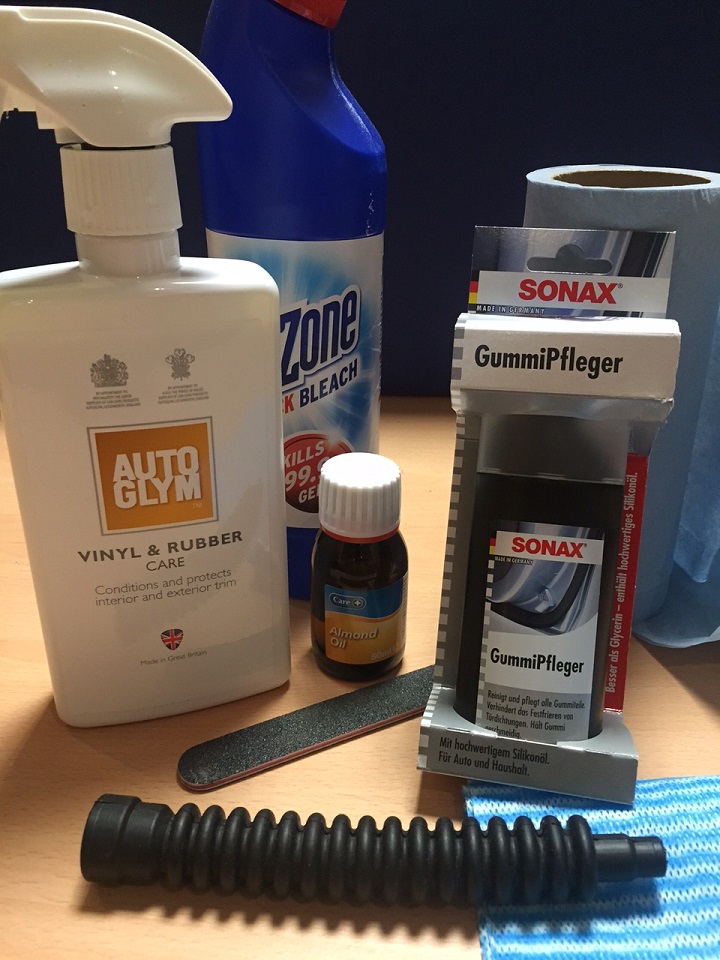 Rubber seal restoration kit