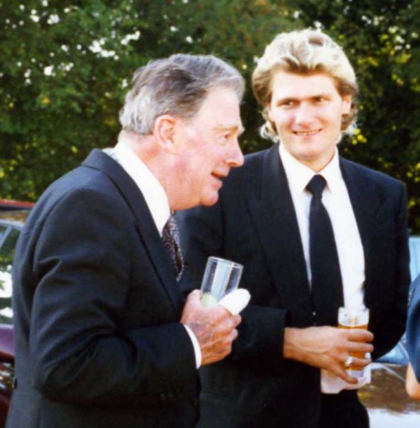 Shaun Gunn with HEB Hooper in 1991