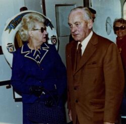 Bert & Nita Campbell on board the RMS Windsor Castle