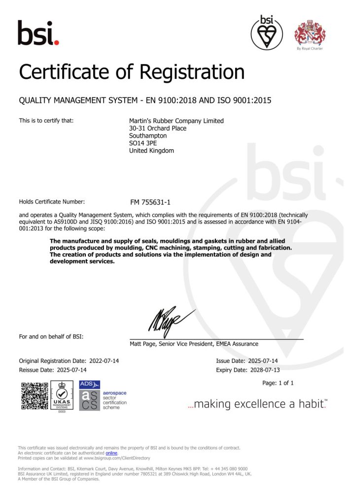 EN9100:2018 and ISO9001:2015