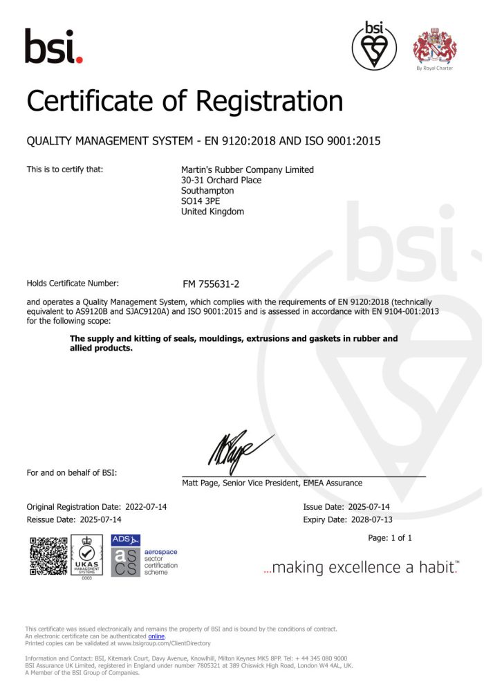 EN9120:2018 and ISO9001:2015